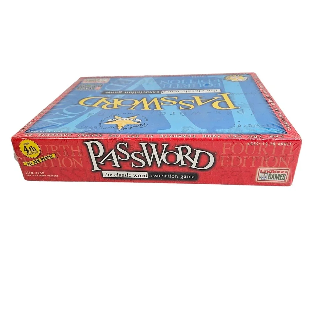 Password‎ Word Association Family Game Night 2003 4th Edition 12 and Up Sealed